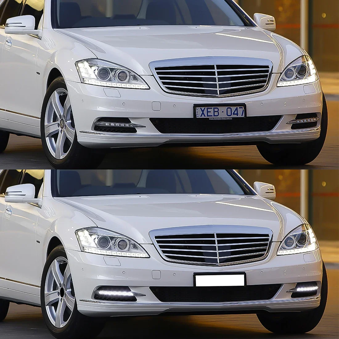 Фонарь противотуманный для Mercedes Benz S-Class W221 S350 S500 C250 C300 дневные ходовые огни