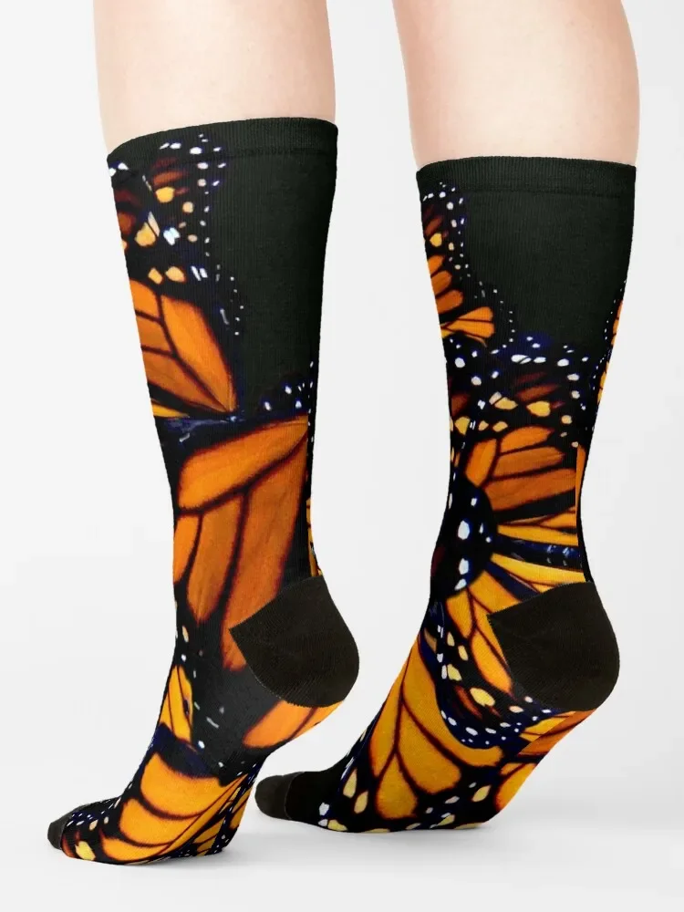 Носки Monarch с рисунком бабочек и крыльев классные спортивные чулки в стиле ретро