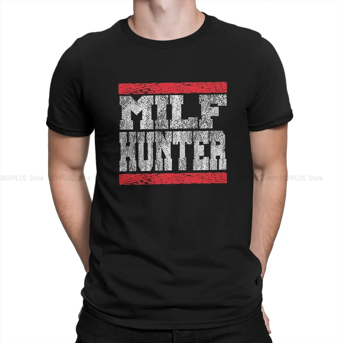 

Hunter TShirt For Men MILF Clothing Style Polyester T Shirt Soft