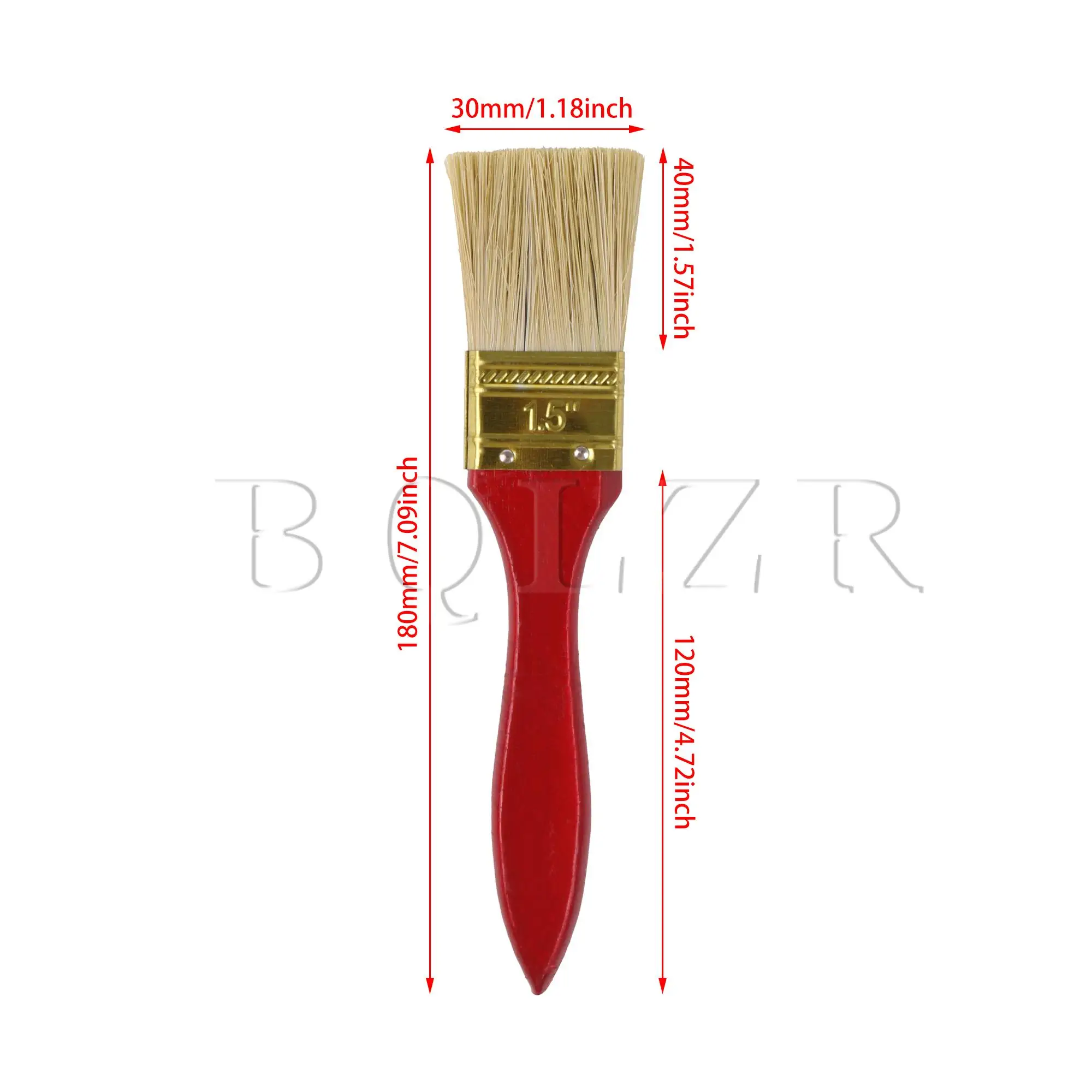 Кисть CNBTR для рисования 2 шт. с красной ручкой 1 5 дюйма |