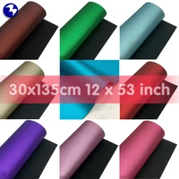 30x135cm frosted glitter leather sheets matte solid color sparkle synthetic leather for craft sewing patchwork diy bow craft