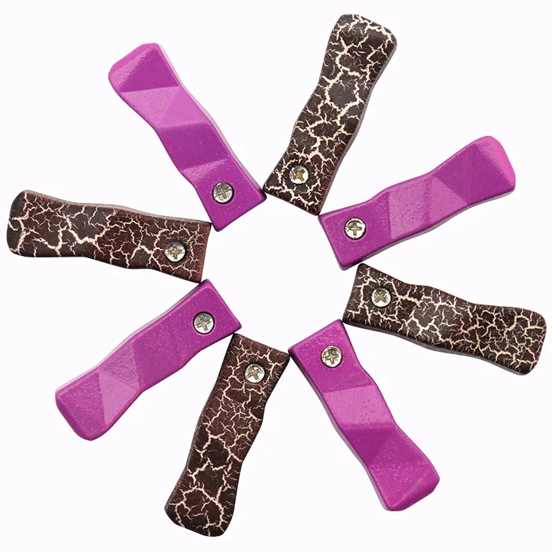 Weiou Lace Brown Purple Metal Durable Aglets 25*8mm Luxurious String Heads 20pcs/pck Tips Nice Shoelace Accessory Bulk/Wholesale