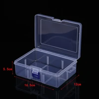 large capacity transparent plastic cosmetics storage box holder case display organizer container small accessory