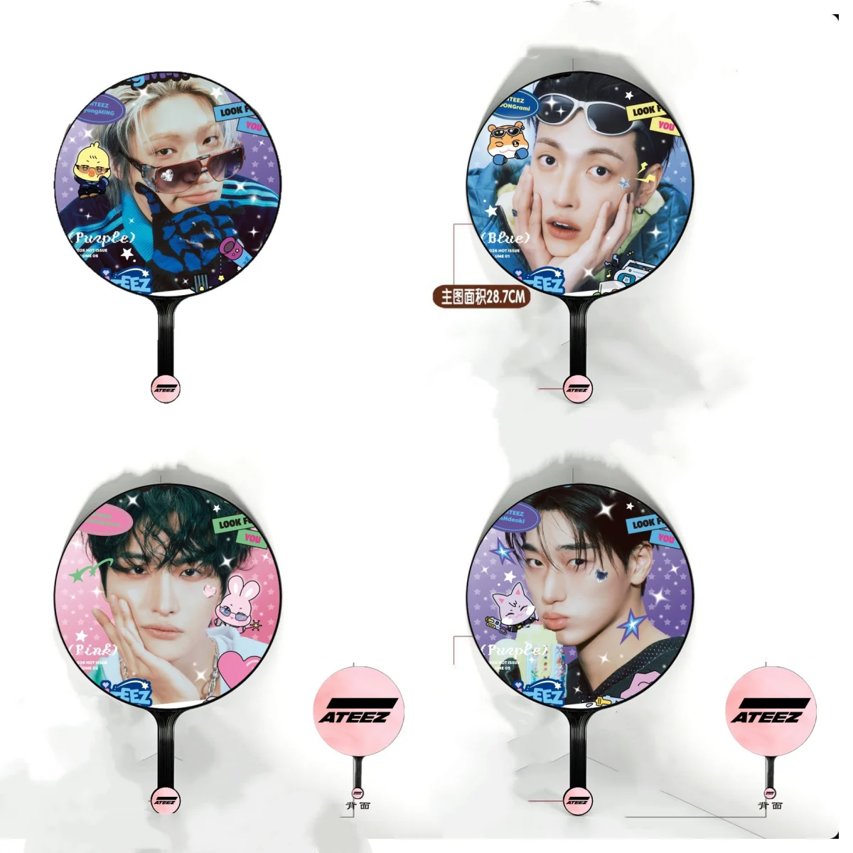 Фото 2026 ATEEZ PVC Мини-фигурка 15 см для фан-турне и фан-митингов, портативная, с персонажами Йеосан, Юньхо, Минги, Хонджун, милая, для фанатов, косплея, в качестве подарка для поддержки. №1
