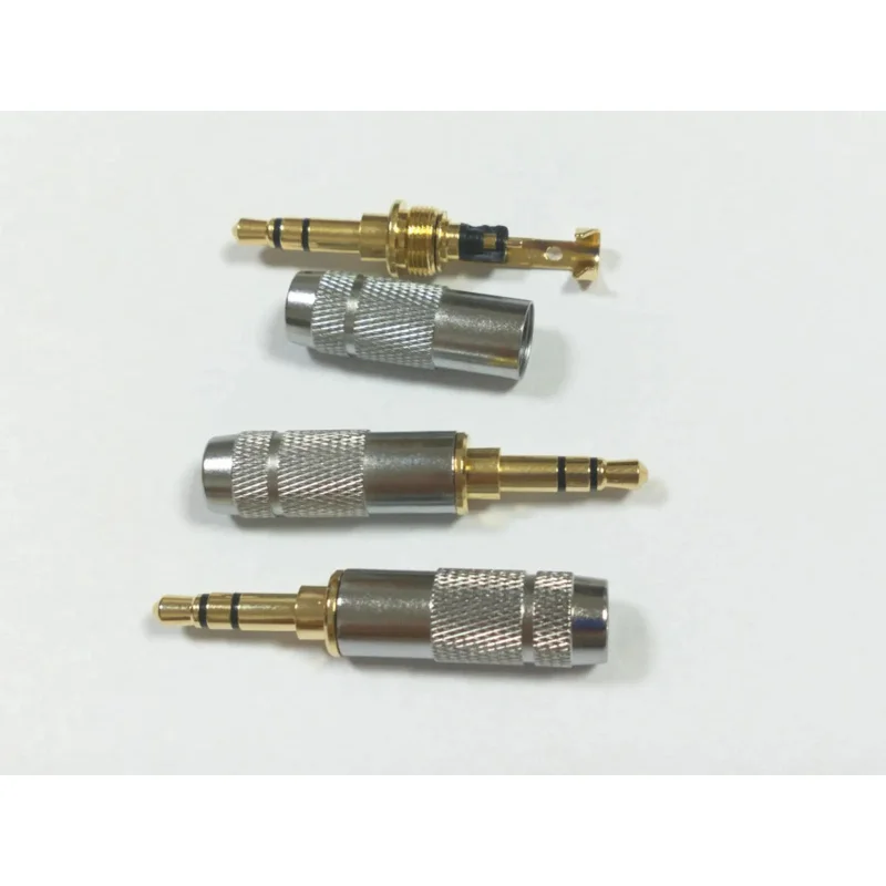 50 шт. стерео 3 5 мм 3-полюсный ремонтный разъем для наушников штекер аудио паяльный