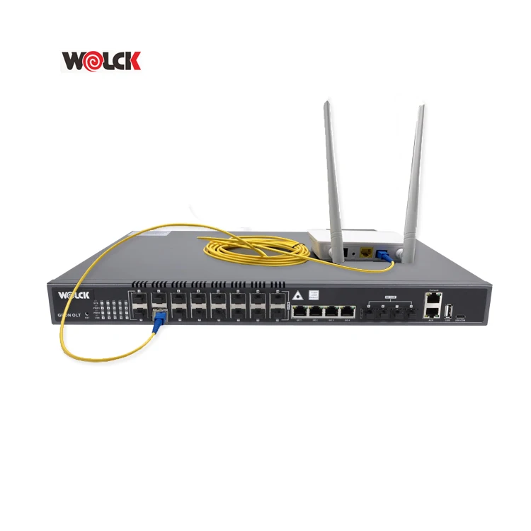 

Wolck FTTH Optical Line Terminal Factory Price 10g OLT 16 Port Pon GPON