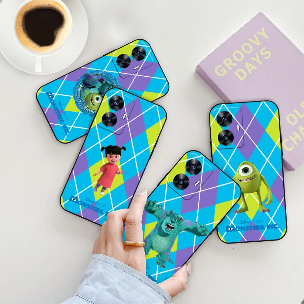 Чехол Disney Monsters Inc для смартфона Realme C55 C53 C35 C33 C31 C30 C30S C21 C21Y C20 C15 C12 C11 Narzo 50A 50I 50