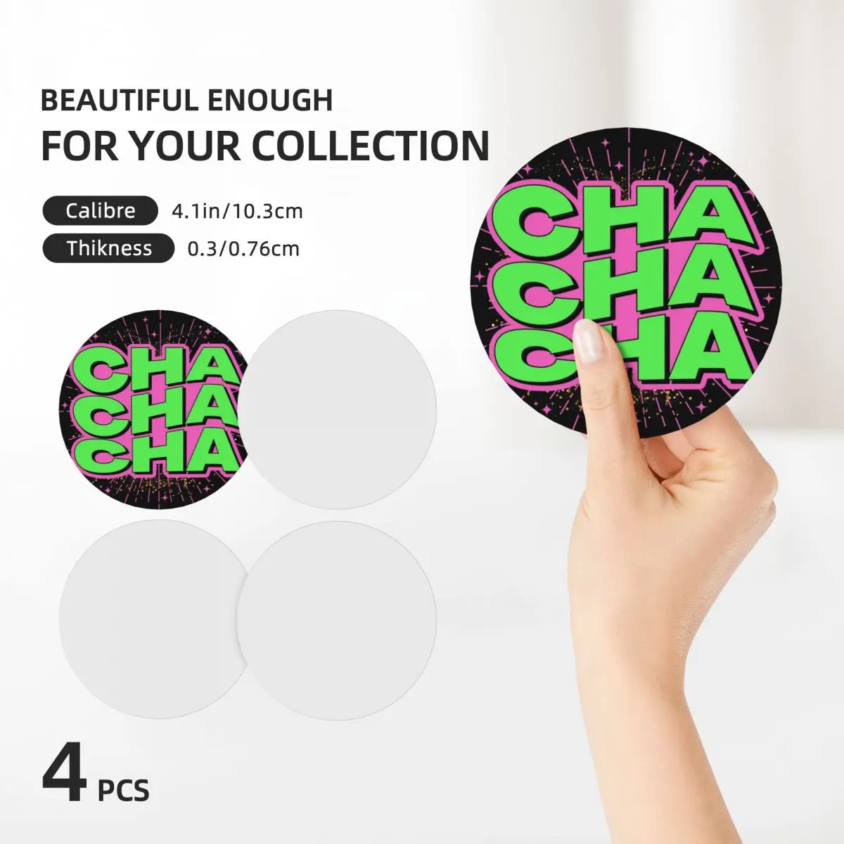 Eurovision 2023 Finland - K? rij? Красивые керамические подставки Cha (набор из 4)