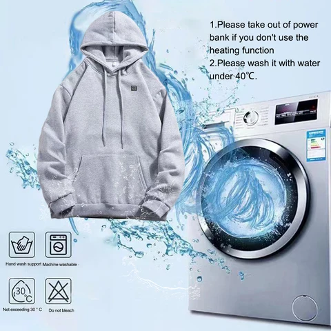 Мужские и женские толстовки с USB-подогревом, мягкие USB-перезаряжаемые винтажные готические куртки с подогревом, 3 уровня нагрева для кемпинга, работы на открытом воздухе, рыбалки