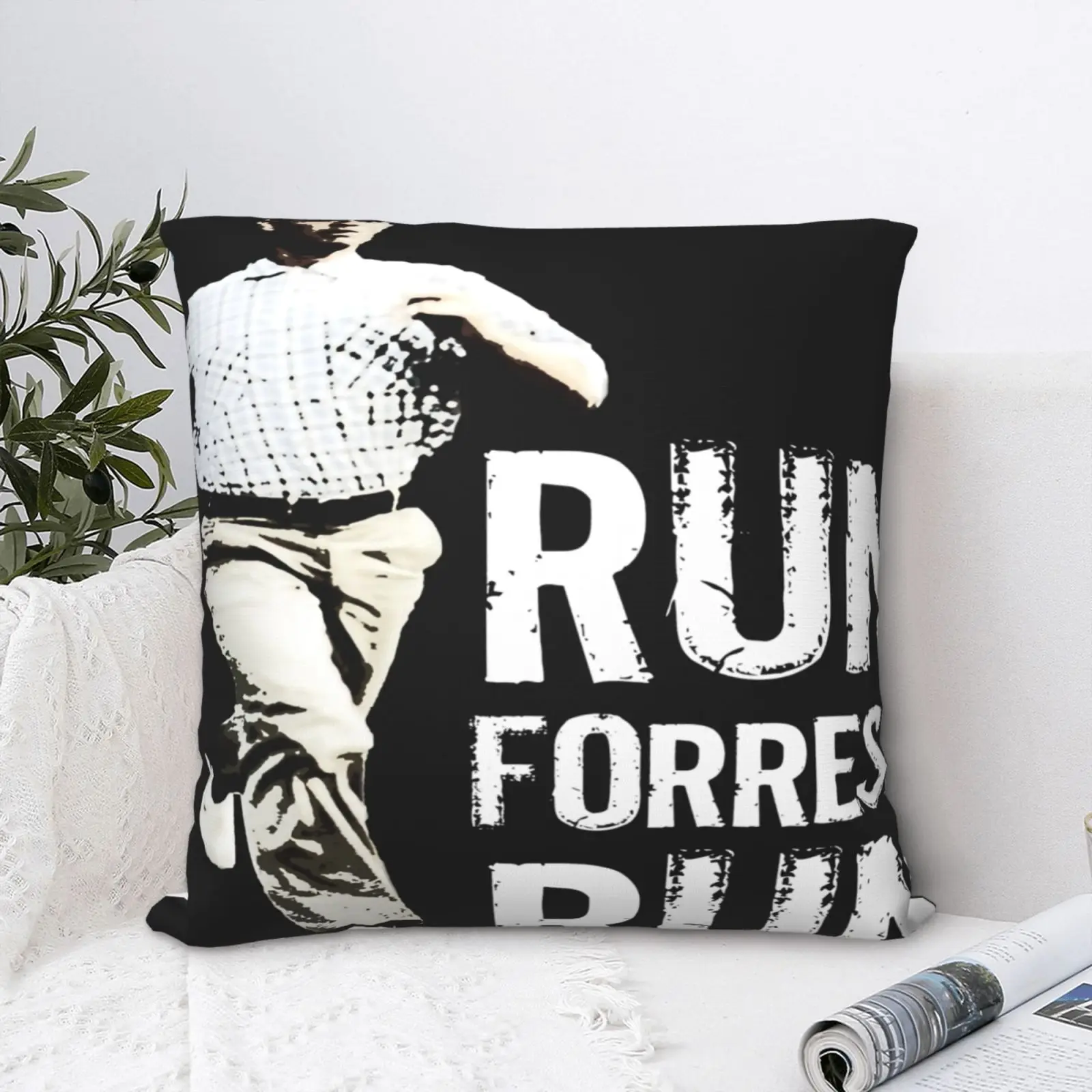 

F Orrest Gump Run дикая пробежка чехол для подушки Чехол для подушки наволочка для декоративных подушек для гостиной детей