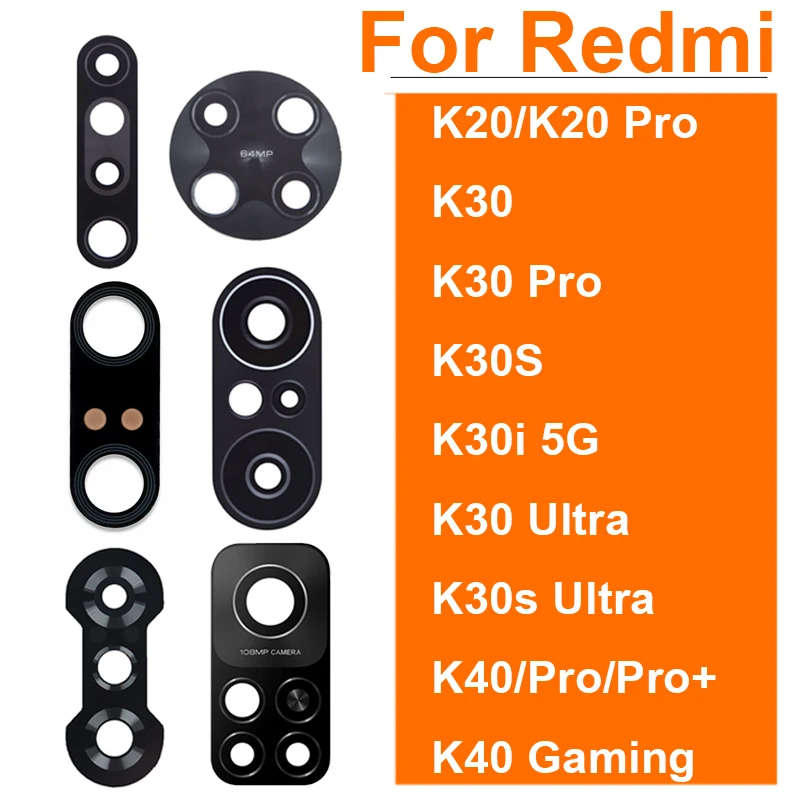 

Задняя задняя камера стеклянный объектив с клейкой наклейкой клей для Xiaomi Redmi K20 K20Pro K30 Pro запасные части