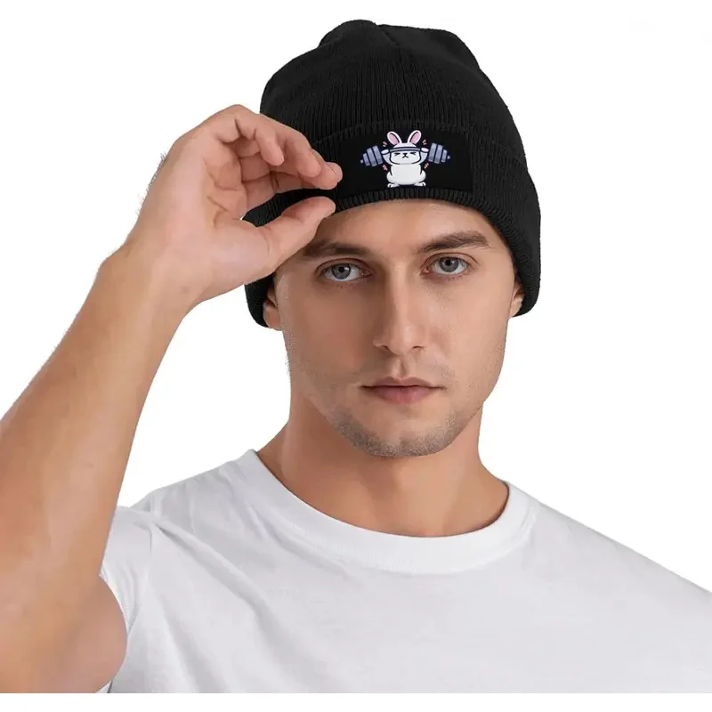 Шапка-бини вязаная для мужчин и женщин милая мягкая Уютная теплая тянущаяся в