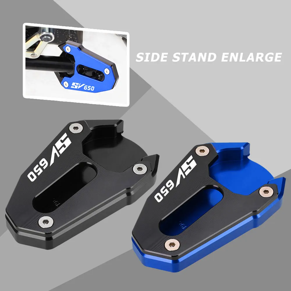 

SFV650 09-17 Side Stand Extension Kickstand Plate Enlarger Support For SUZUKI SV650X 2018-2023 SV650 SV sv650 2015-2021 2022 23