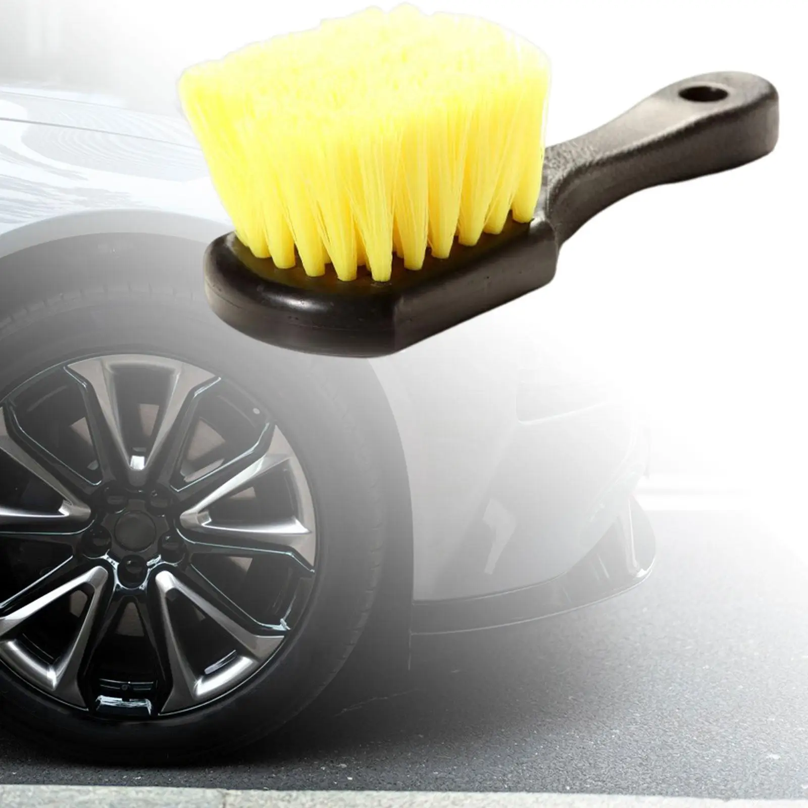 

Wheel Tire Brush Car Detailing Brush Grime Dust Remover for Automotive
