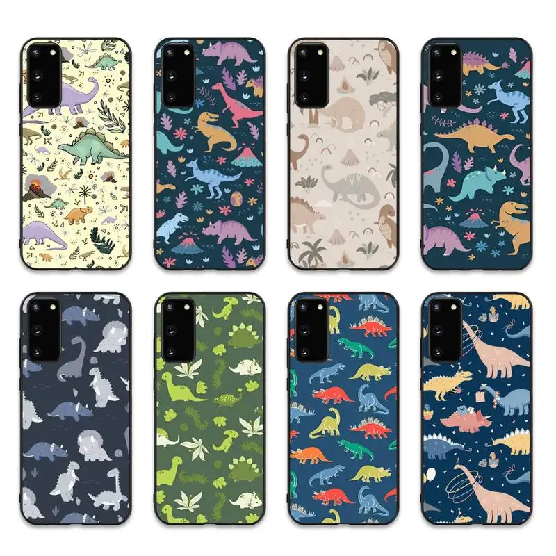 

Cute Dinosaur Phone Case for Samsung S10 21 20 9 8 plus lite S20 UlTRA 7edge