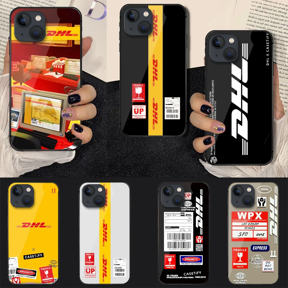 

Express DHL Fast Tempered Glass Phone Case Cover For Iphone 7 8 11 12 13 14 Pro Max Plus Mini 6s X XS XR SE Black