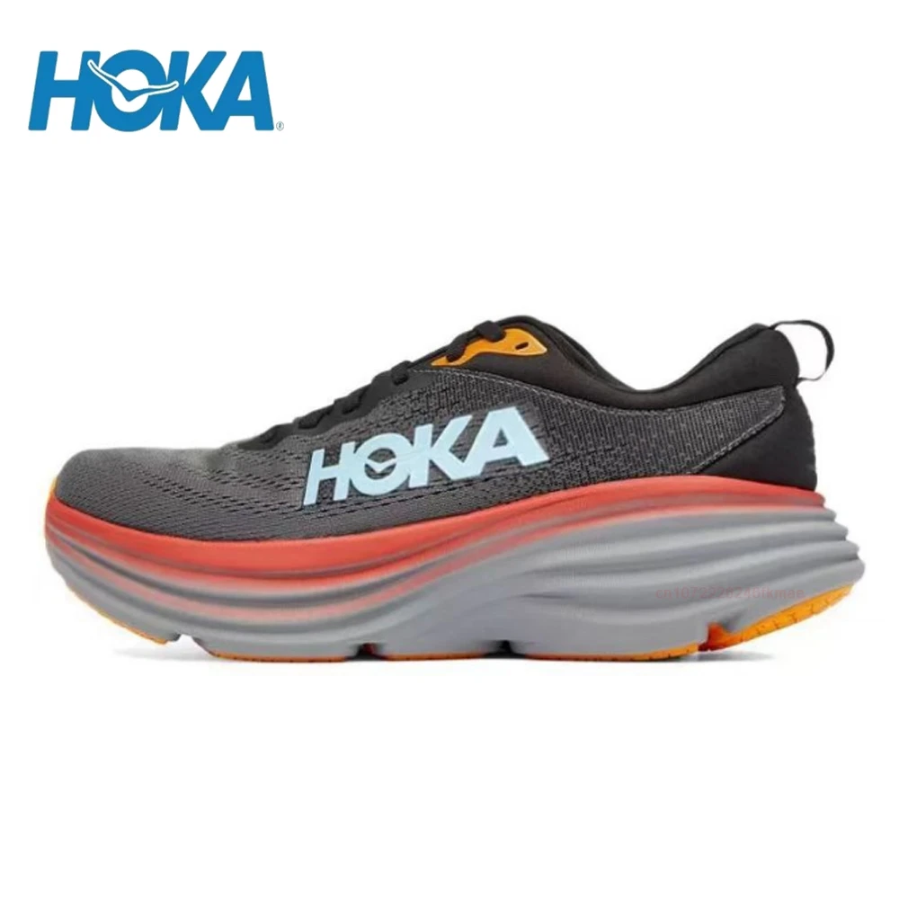

HOKA Sport Running Shoes Bondi 8 Breathable Anti Slip Cushioning Road Runs Shoes Men Sport Shoes Lifestyle Outdoor Sneaker Women