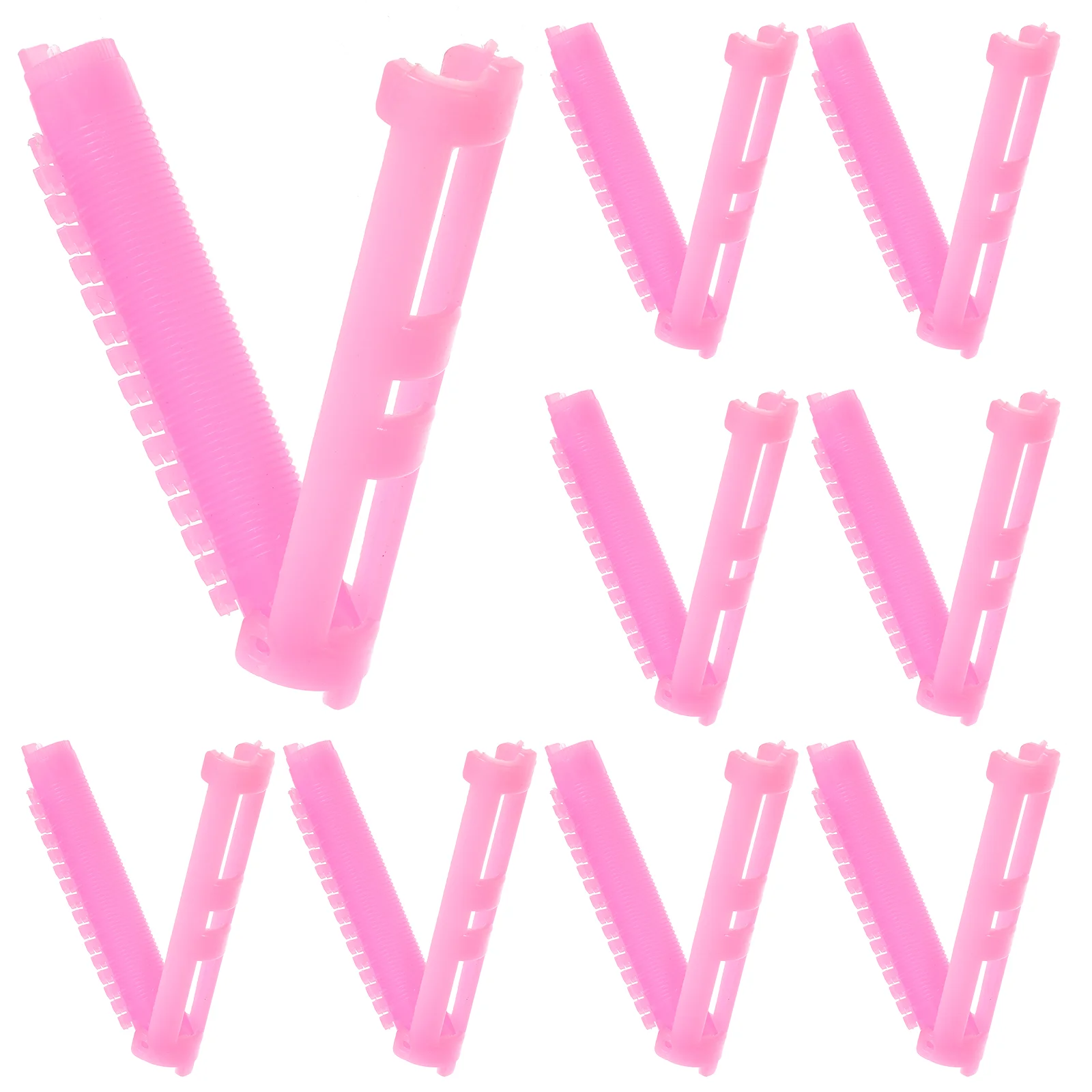 Стержень для химической завивки волос роликовый зажим объема зажимы