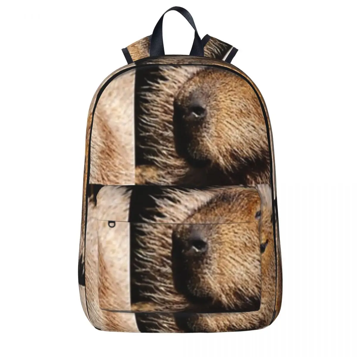 

Capybara Profile Backpacks Boys Girls Bookbag Students School Bags Cartoon Children Kids Rucksack Travel