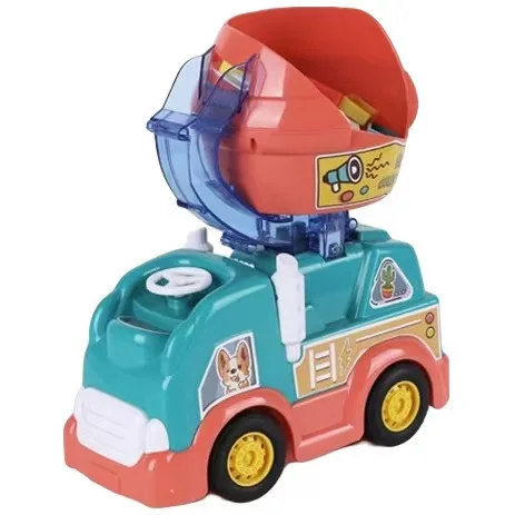 Автоматический набор поездов-домино игрушки кирпичные блоки наборы 102