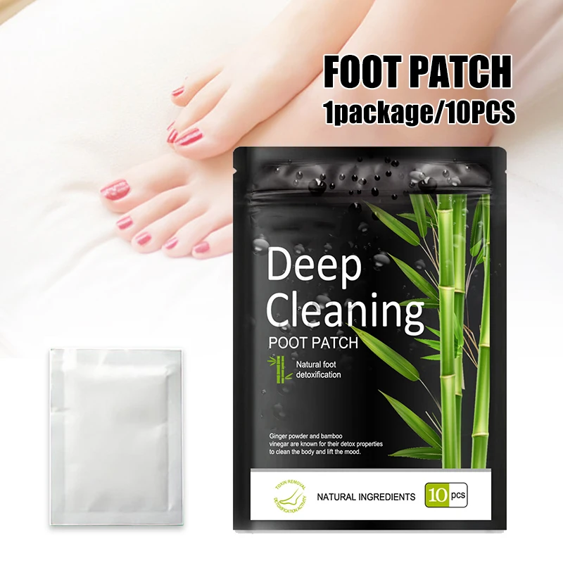 

2022 10PCS Detox Foot Pad Patch Natural Cleansing Foot Pads for Foot Care Sleeping & Anti-Stress Relief FRE-Drop