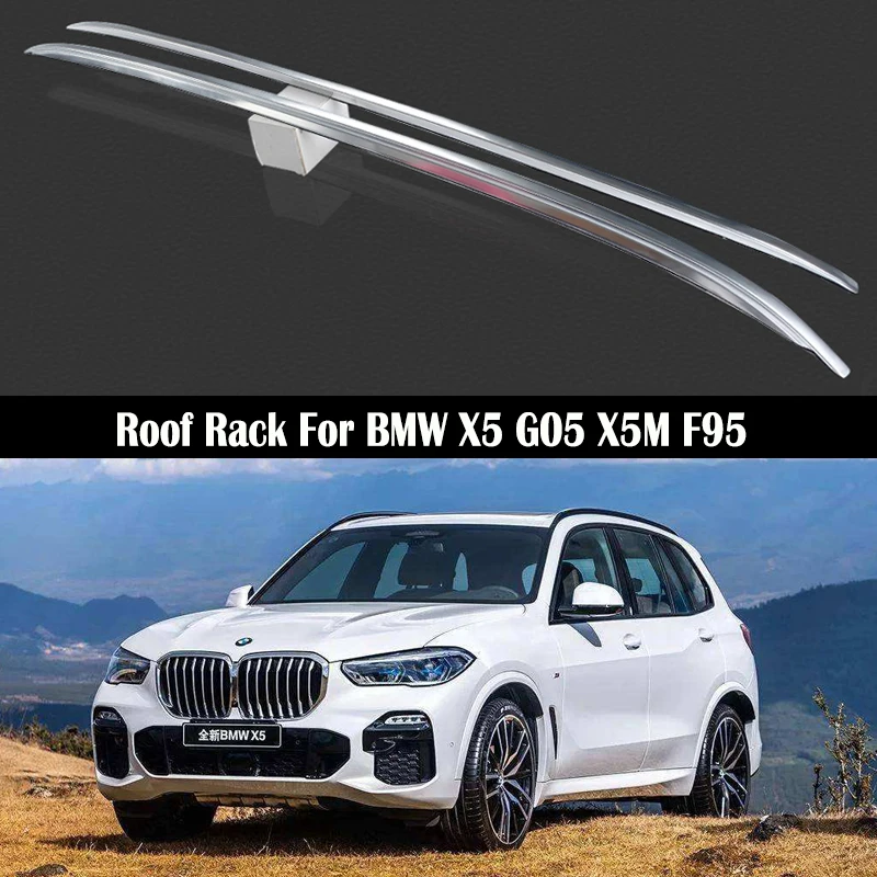 

OEM style Roof Rack For BMW X5 G05 X5M F95 2019-2022 Rails Bar Luggage Carrier Bars top Cross bar Rack Rail Boxes Aluminum alloy