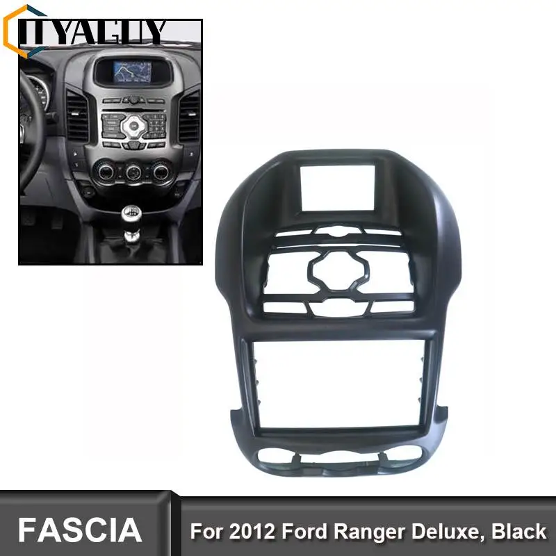 

2DIN Car Style Radio Fascia For 2012 Ford Ranger CD Stereo Frame Panel Kit Trim Installation Face Plate Bezel Console