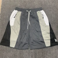 kith shorts men womenmesh patchwork breathable breeches kith oversize shorts