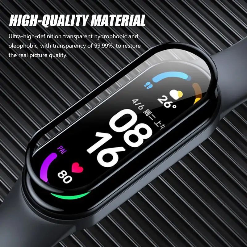 Защитная пленка для часов Защита экрана Xiao Mi7 полная изогнутая сменная умных