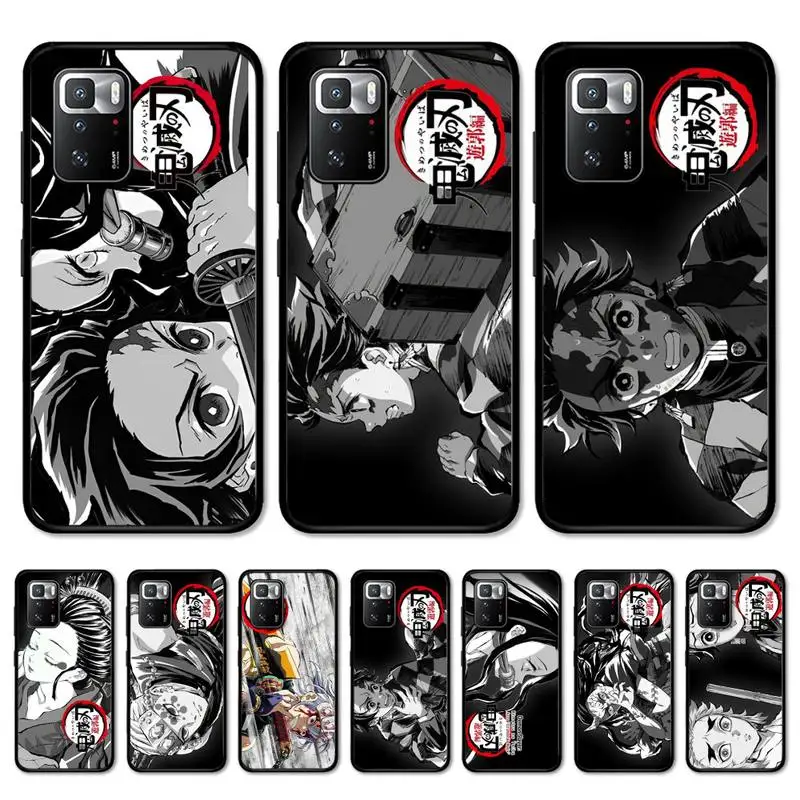 

Demon Slayer Phone Case for Redmi 5 6 7 8 9 A 5plus K20 4X S2 GO 6 K30 pro