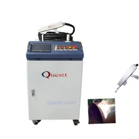 portable metal laser cleaning machines 1000w for rust removal in fishing vessel and barges in ship yard