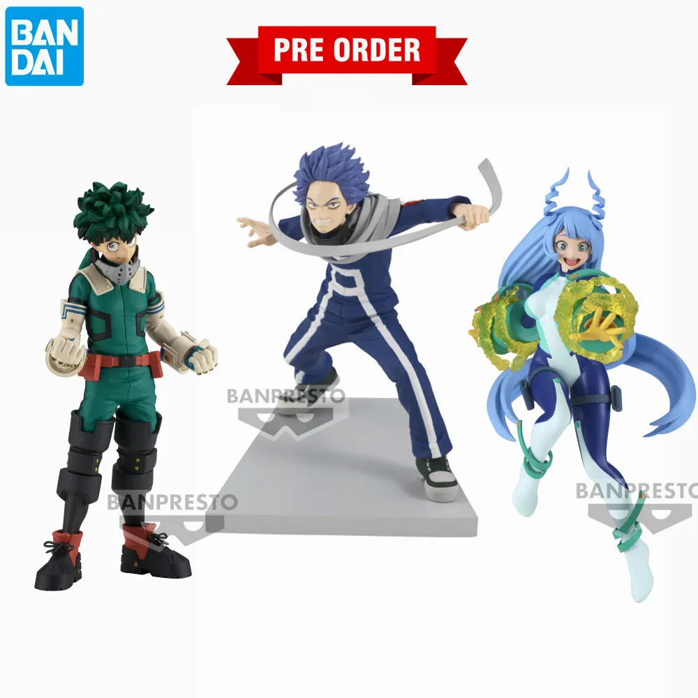 

Bandai BANPRESTO My Hero Academia Anime Izuku Hado Nejire Hitosh DXF PVC Action Figures Boku no Hero Academia Figurine Toys