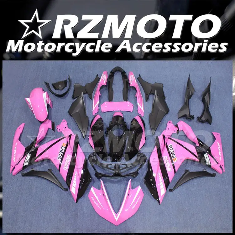 

4Gifts New ABS Motorcycle Fairings Body Kit Fit For YAMAHA YZF- R3 R25 2015 2016 2017 2018 15 16 17 18 Bodywork Set Pink