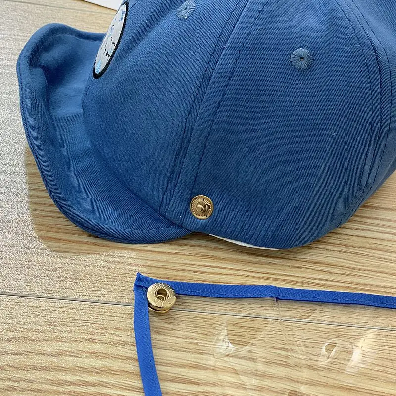 Защитная маска для малышей хлопковая шляпа от солнца От 1 до 2 лет с защитой капель