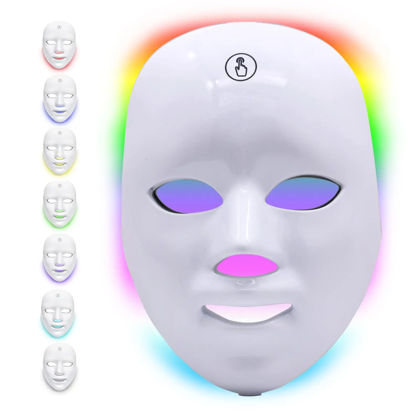 

LESEN 7 Color LED Face Mask Photon Therapy Anti Acne Wrinkle Face Whiten Skin Rejuvenation Skin Care Beauty Mask Machine