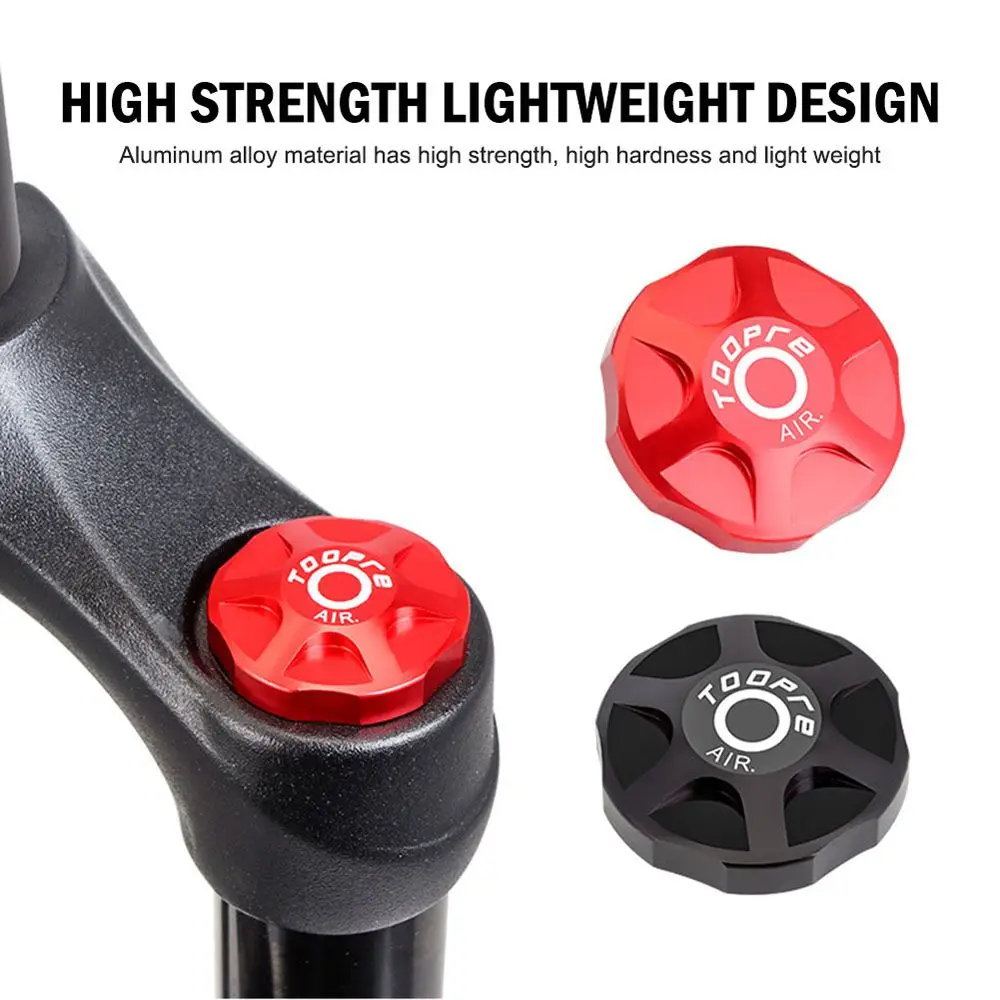 

MTB Bicycle Air Gas Valve Cover Bike Front Fork Cap Plug Aluminum Alloy Shoulder Cover Dust Cap Bicycle Accessories
