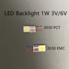100 шт 3030 подсветка высокая мощность светодиодный с двумя ЧИПАМИ 1,5 Вт 3 В-3,6 В lextar JUFEI AOT холодный белый PT30A66 tv