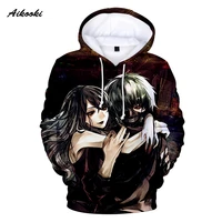 high quality tokyo ghoul and girl 3d hoodies menwomen sweatshirt hooded 3d print streetwear spring autumn soft cotton pullover