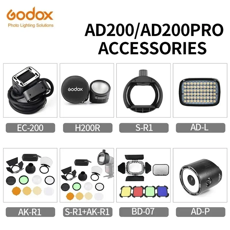 Фотовспышка для AD200 PRO с цветным отражателем