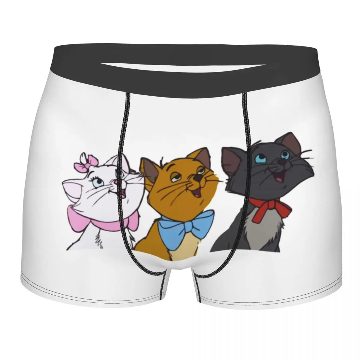 Мужские забавные трусы-боксёры с мультяшными животными