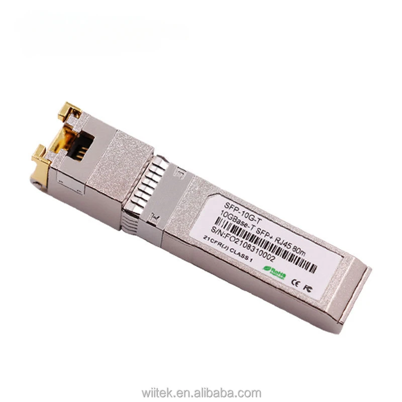 

10GBASE-T SFP+ Copper RJ-45 30m Transceiver Module SFP -10G-SR Compatible Networks Server