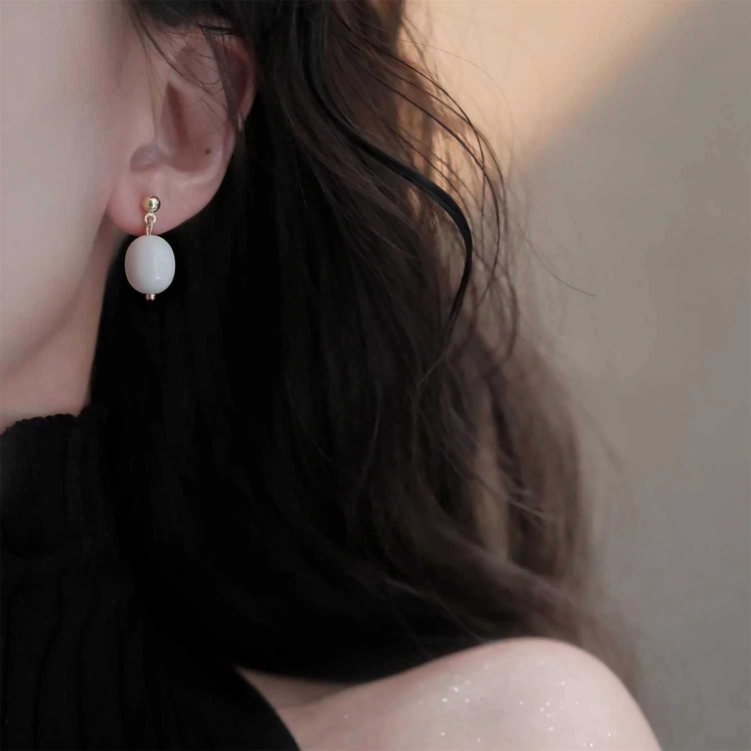 Фасоль со вкусом молока ~ Южная Корея Тондэмун такая же модель как онлайн-серьги