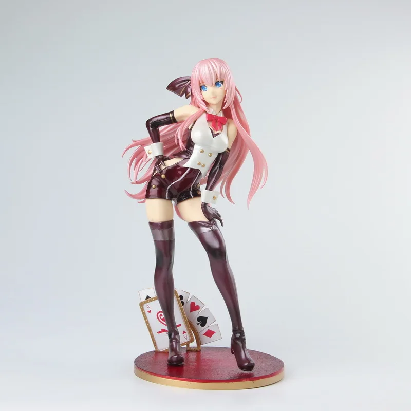 Модель куклы девочки японского аниме 24см 1/7 Max Factory Vocaloid Miku Megurine Luka из PVC с возможностью действия для взрослых коллекционеров.