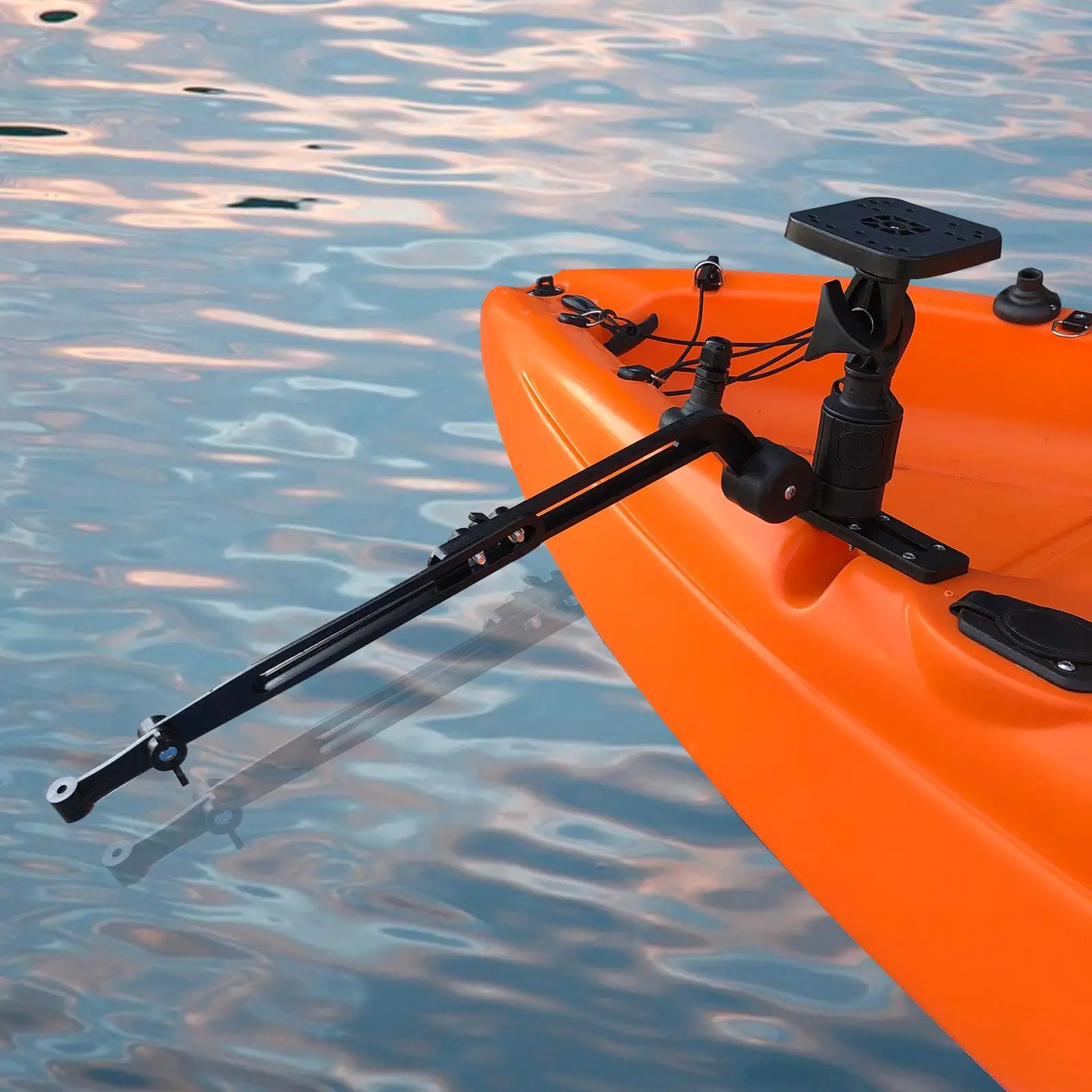 Fish Finder Mount 1.5" Ball Base for Kayak, Marine Electroni