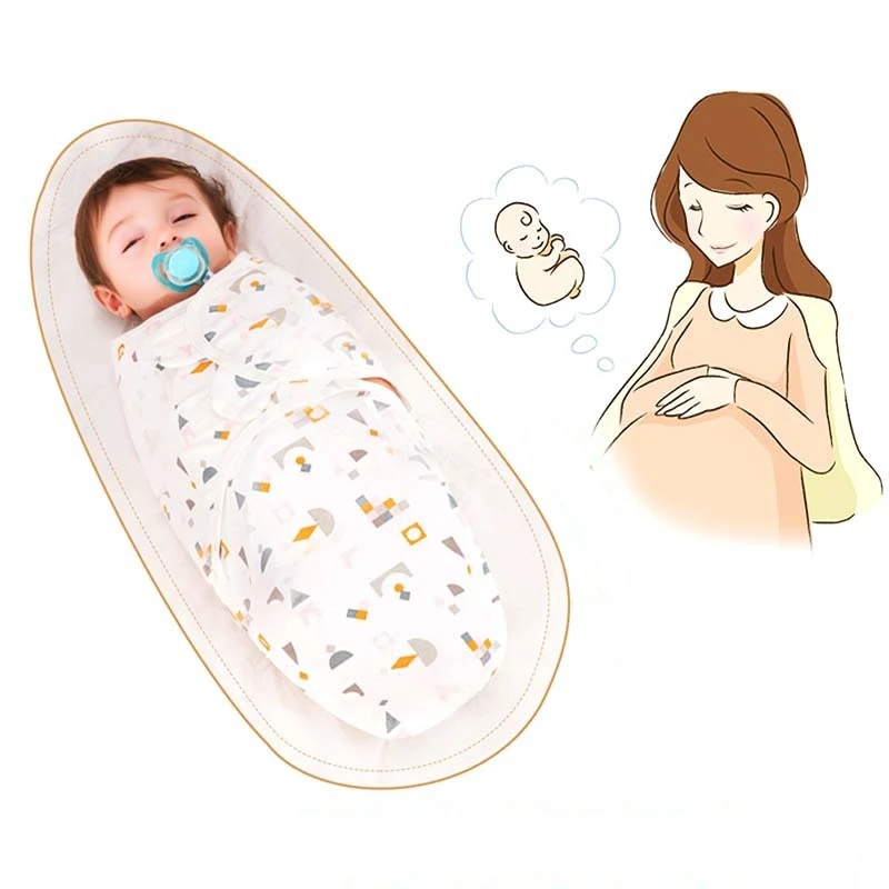 

baby sleeping bag newborn envelope cocoon wrap swaddle soft 100% cotton 0-6 months sleep blanket