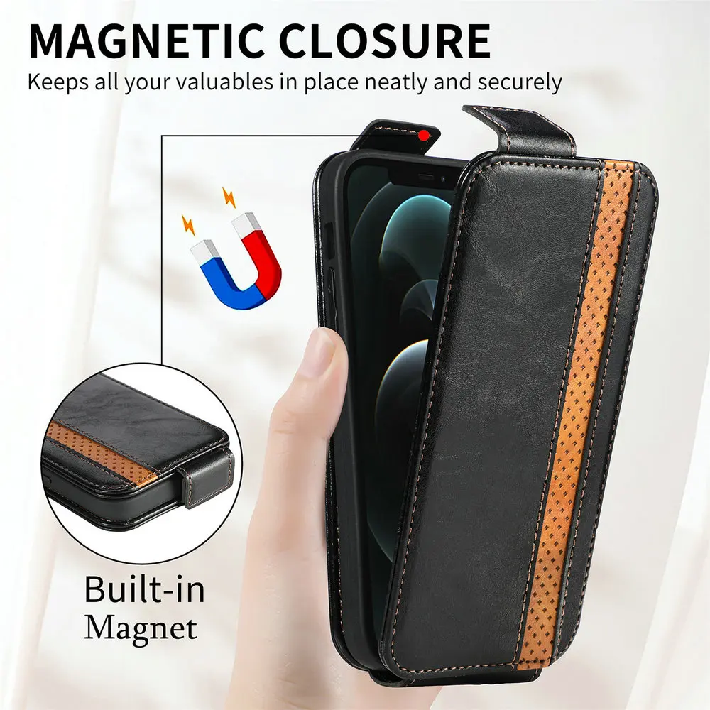 2023 iPhone14 Pro Max Роскошный чехол магнитный автомобильный держатель кожаный 360