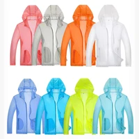 summer camping rain jacket men waterproof sun protection clothing hunting clothes quick dry skin windbreaker transparent coat