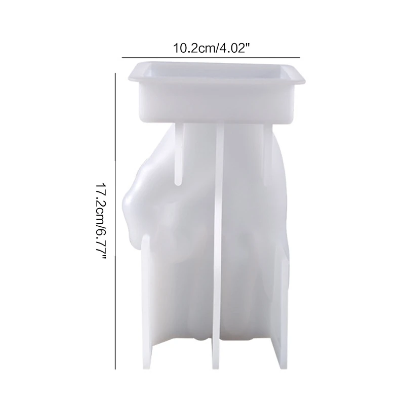 

M2EA Candle Silicone Mold OK Thumb Gesture Candle Making Mold Resin Casting Mould for Home Aromatherapy Decoration DIY Craft