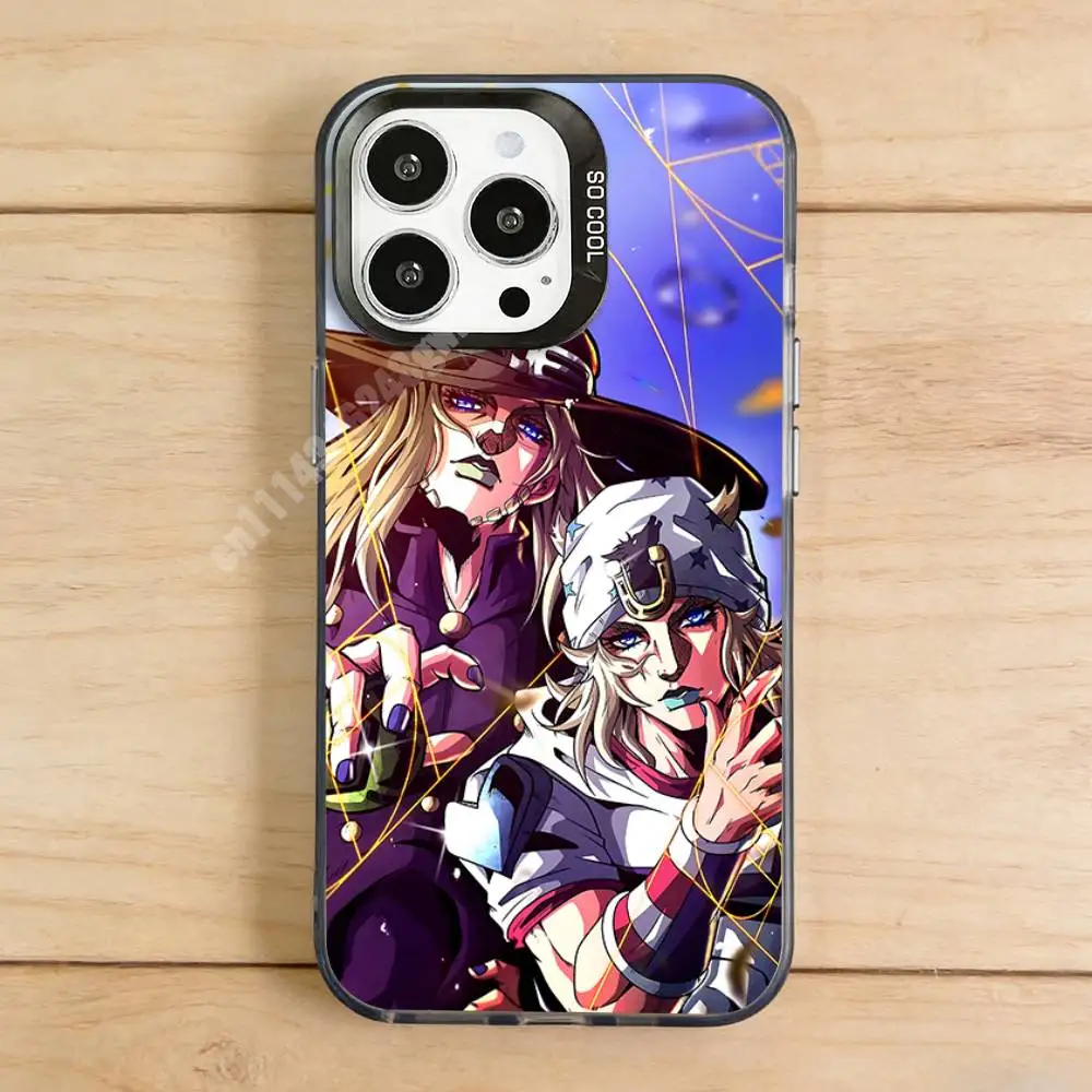 Фото Чехол для телефона J-JoJo Part7 S-Steel B-Ball Run для iPhone 17 16 Pro Plus 15 14 13 Max Mini 12 11 X XS с защитным бампером Air Shield №2