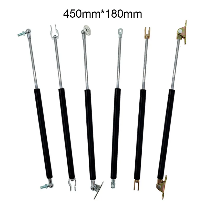 

18*8 Rod Gas spring folding hinge 50N-500N/5kg-50kg Force lift support Hole Center Distance 450mm stroke distance 180mm